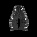 Billionaire Studio Logo Track Pants Black (1)
