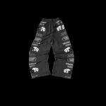 Billionaire Studio Logo Track Pants Black
