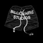 Billionaire Studios Bill Net Shorts Black (1)