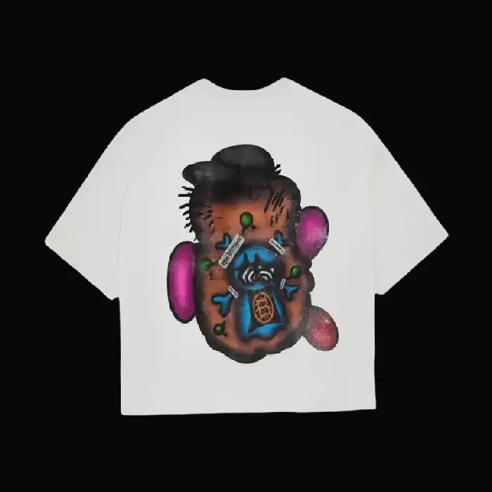 Billionaire Studios Greedy Face Tee White (1)
