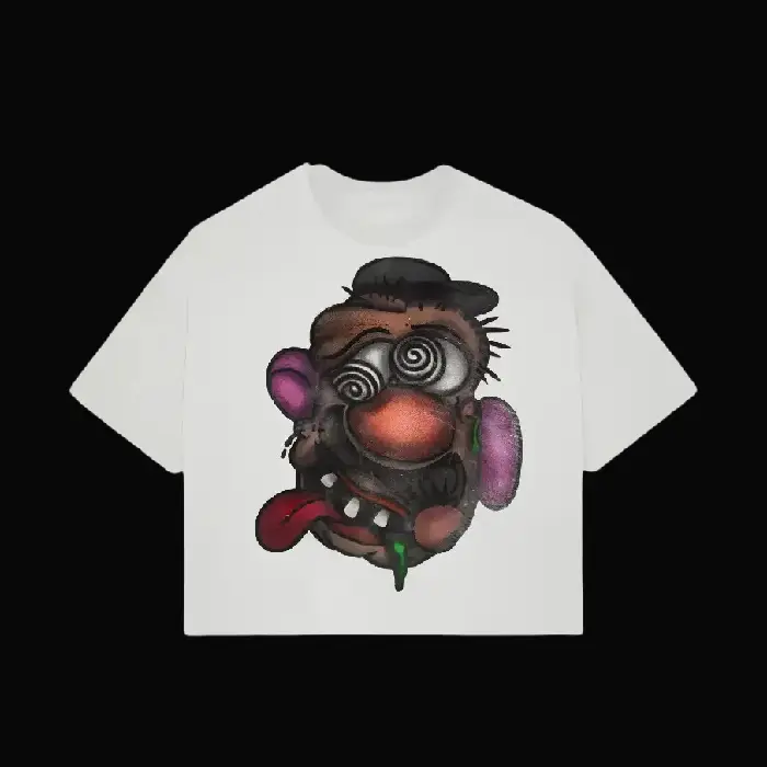 Billionaire Studios Greedy Face Tee White