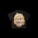 Billionaire Studios Head Print Short Sleeve Tee Off Black