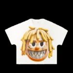 Billionaire Studios Head Print Short Sleeve Tee Off White