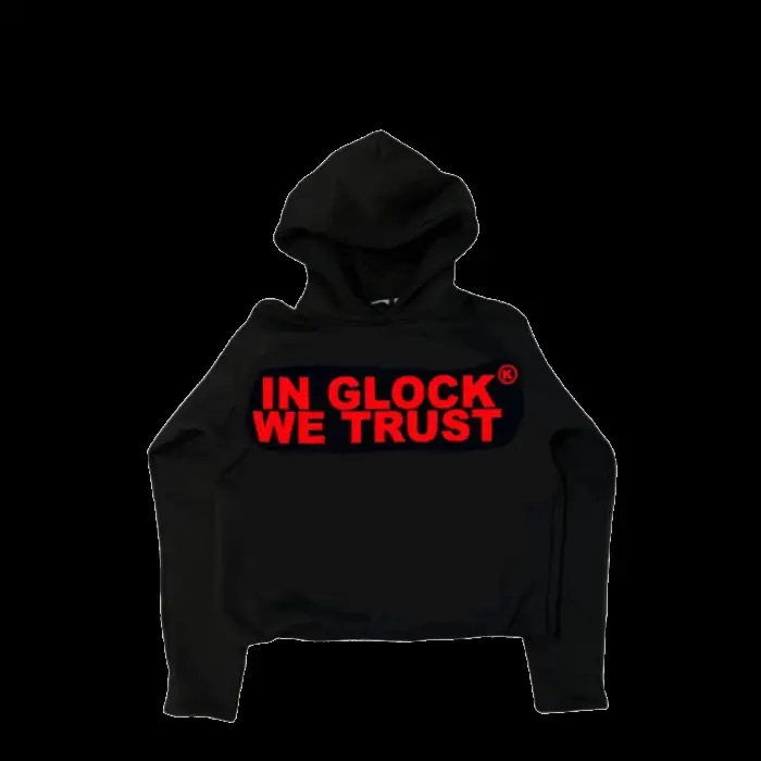 Billionaire Studios In Glock We Trust Hoodie Black Red (1)
