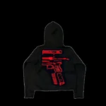 Billionaire Studios In Glock We Trust Hoodie Black Red