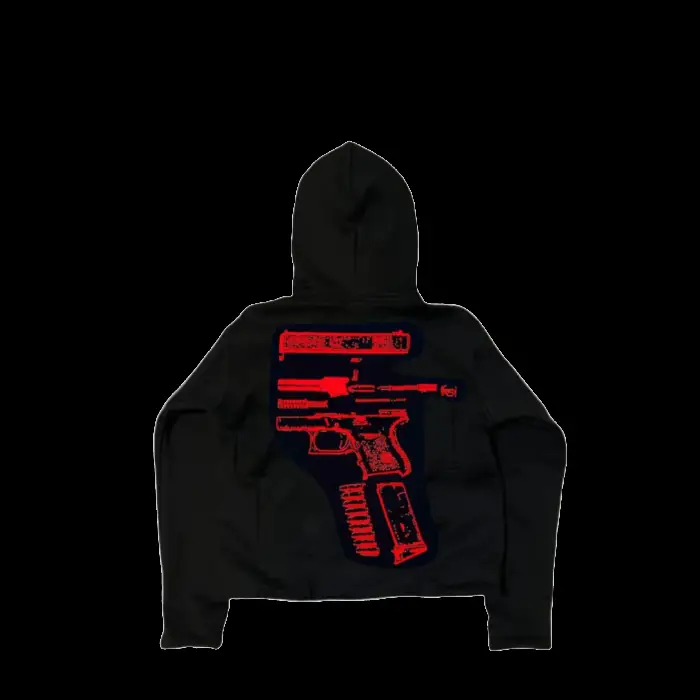 Billionaire Studios In Glock We Trust Hoodie Black Red