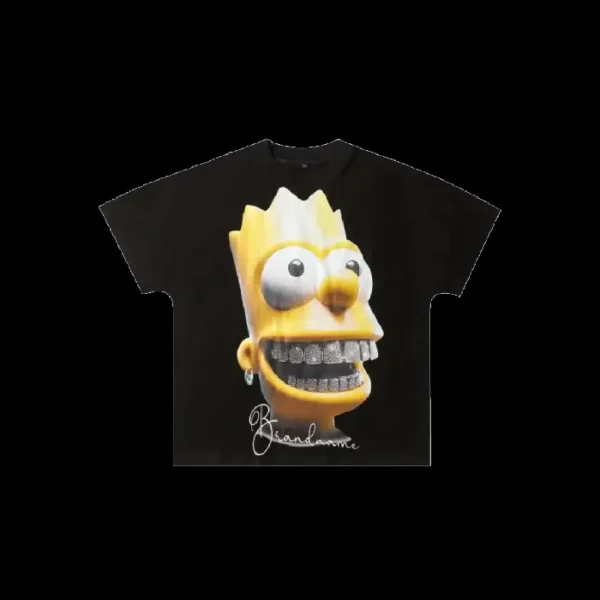 Billionaire Studios New Fashion Head Printed Tee Black