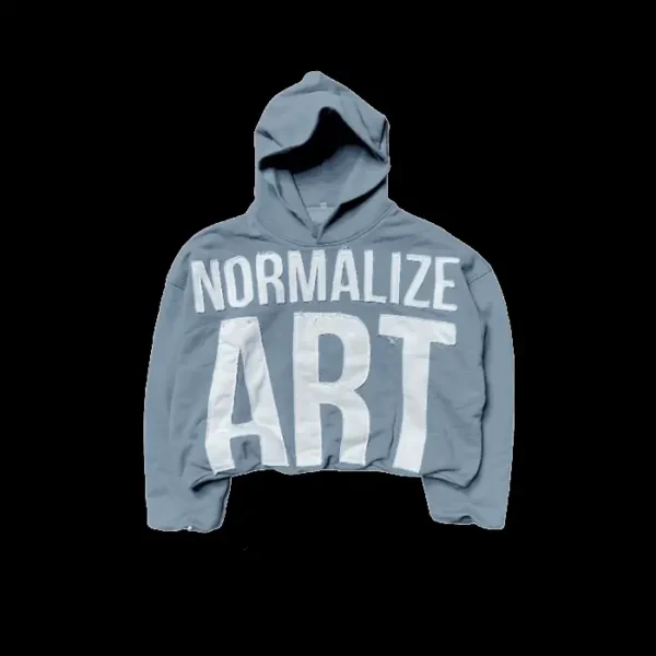 Billionaire Studios Normalize Art Hoodie Blue