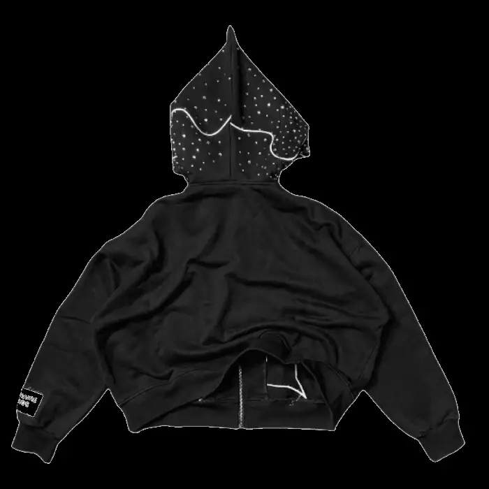 Billionaire Studios Bluto Mountain Zip Hoodie Black